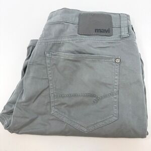 Mavi Ethan Gray Chino Shorts Mens 34 Stretch 5-Pocket Casual Summer